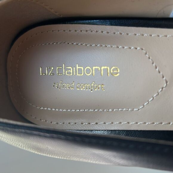 Liz Claiborne Black Slip On Classic Two Inch Heel New No Box Women’s 8 - Picture 12 of 14